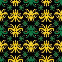 seamless patern of dayak ethnic pattern.traditional Indonesian fabric motif.borneo pattern. vector design inspiration. Creative textile for fashion or cloth