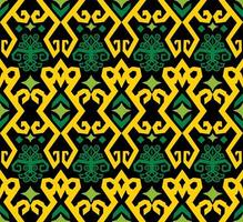 seamless patern of dayak ethnic pattern.traditional Indonesian fabric motif.borneo pattern. vector design inspiration. Creative textile for fashion or cloth