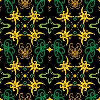 seamless patern of dayak ethnic pattern.traditional Indonesian fabric motif.borneo pattern. vector design inspiration. Creative textile for fashion or cloth