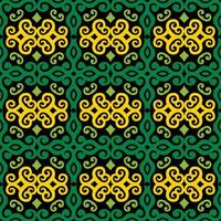 seamless patern of dayak ethnic pattern.traditional Indonesian fabric motif.borneo pattern. vector design inspiration. Creative textile for fashion or cloth