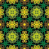 seamless patern of dayak ethnic pattern.traditional Indonesian fabric motif.borneo pattern. vector design inspiration. Creative textile for fashion or cloth