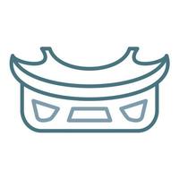 Bumper Line Two Color Icon vector