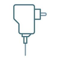 Adapter Line Two Color Icon vector