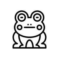 frog line style icon. vector illustration for graphic design, website, app