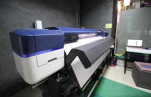 Large scale laser printer machine.