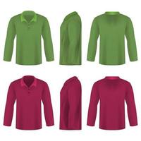 Manly Color Alternative Polo Sleeve Tshirt Set