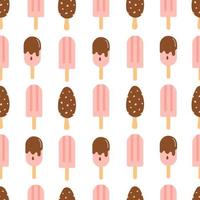 Summer seamless pattern vector illustration, flat design