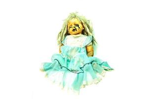 scary baby doll of halloween photo