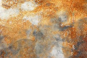 Old grunge rust metal panel texture use for background photo