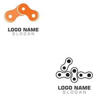 Chain Business abstract unity vector logo design template