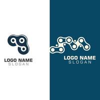 Chain Business abstract unity vector logo design template