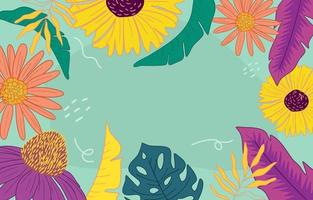 Beauty Summer Floral vector