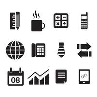 Set of 12 Business Icon For Your Project vector