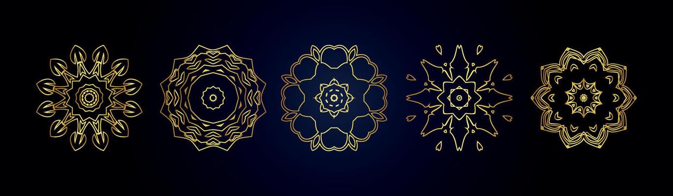 Gold Mandala Set