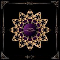 Luxury mandala background with golden arabesque pattern Arabic Islamic east style. Decorative mandala for print, poster, cover, brochure