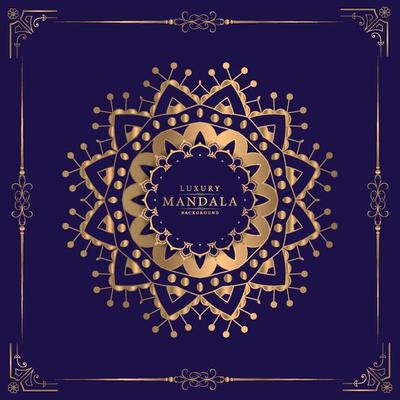 Luxury Mandala Background design Vector Template. Ornamental circular mandala with golden color arabesque pattern Arabic Islamic east style vector eps 10