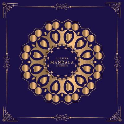 Luxury Mandala Background design Vector Template. Ornamental circular mandala with golden color arabesque pattern Arabic Islamic east style vector