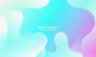 Abstract Blue Fluid Wave Background vector