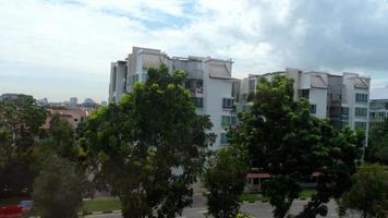 Singapore City from MRT-train video