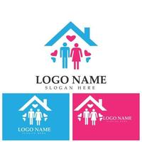 family logo vector illustration design template - vector