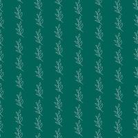 Floral pattern. Pretty flowers on dark background. Printing with small branch. Ditsy print. Seamless texture. Cute template vector