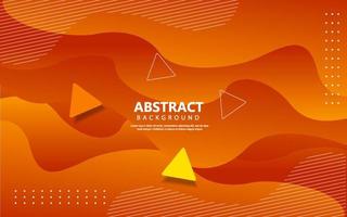 Modern abstract fluid wave shape background vector