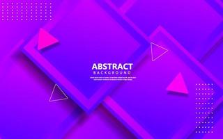 Modern abstract geometric purple color background vector