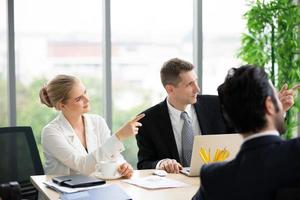 Business peeople meeting in office photo