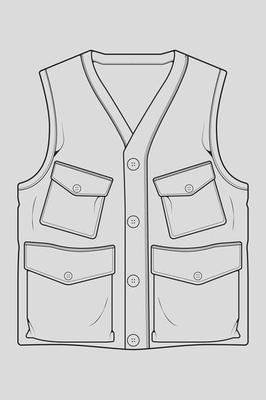 Vest Template Vector Art, Icons, and Graphics for Free Download