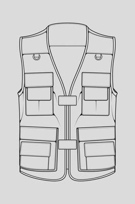 Vest Mock Up Vector Art, Icons, and Graphics for Free Download