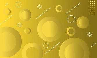 golden color gradient circle shape geometric background. suitable for website design vector