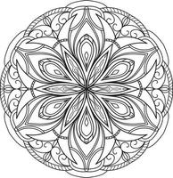 Decorative mandala design Free Vector
