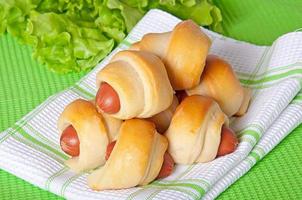 sausage in the dough photo