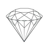 conjunto vectorial de formas de diamantes de cristal de lujo dorado.colección de borde para tarjeta.fondo de brillo premium geométrico, forma de mosaico de polígono estilo de arte de línea de piedra de cuarzo de gema de amatista vector