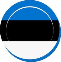 bandera de estonia vector