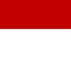 Flag Of Monaco vector