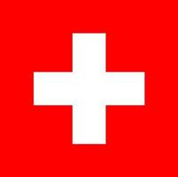 bandera de suiza vector