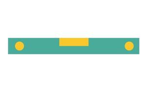 Level tool for leveling the surface during repair or construction. Element for design. Flat illustration. vector