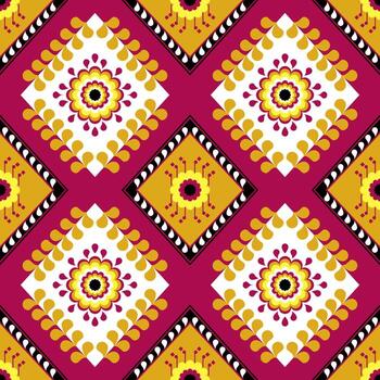 Abstract ethnic geometric pattern vector