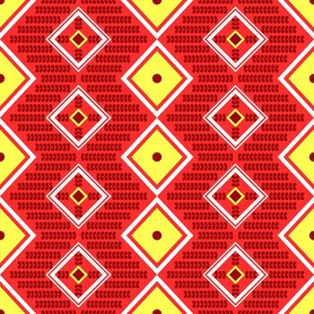Abstract ethnic geometric pattern vector