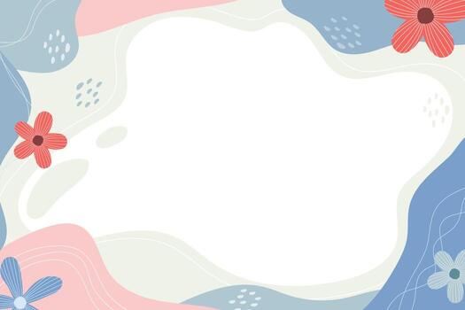 Hand drawn simple background in soft colors vector