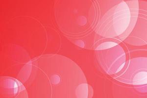 Minimalist red gradient circle background vector