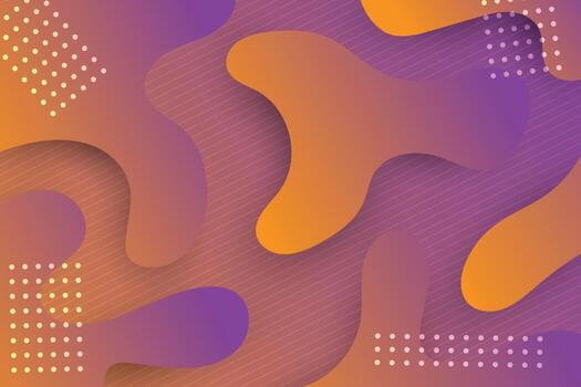 Abstract liquid background with gradient color vector