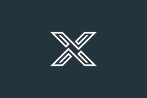 Letter X Logo Design Vector Template