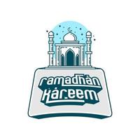 RAMADHAN MOSQUE VECTOR