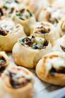 homemade healthy pastries on a white background photo