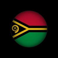 Contry Vanuatu. Vanuatu flag. Vector illustration.