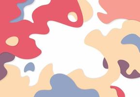 Abstract design of colorful fluid pastel pattern design background. illustration vector eps10