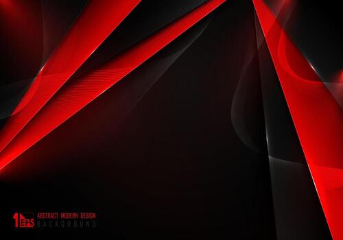 Abstract gradient red and black template design decoration artwork. vector