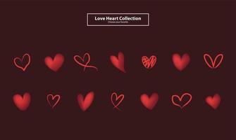 wallpaper background love happy valentine's day lover vector illustration heart logo icon symbol set